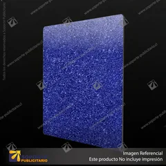 ACRILICO GLITTER BLUE NOVO 3MM - 300X400 - 110966360 - GLITTER BLUE 300X400X3MM