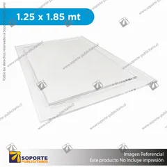 ACRILICO TRANSPARENTE FUNDIDO 3MM LINER PLASTICO 1.25X1.85 MTS - DEFAULT TITLE