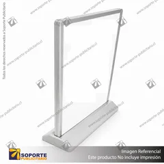 CAJA DE LUZ DOBLE CARA FORMATO A4 (22.5X30.4 CMS) - NEGRO