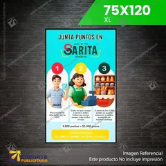 LED PANEL 75120 (XL) - PANEL + IMPRESION + DISENO