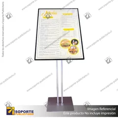LED PANEL A2 4360, CON ATRIL DE ALUMINIO - PANEL + IMPRESION + DISENO