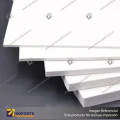 PLANCHA PVC ESPUMADO / SINTRA / TROVICEL 1 MM 1.22*2.44 MTS COLOR BLANCO 0.50 DENSIDAD (MEDIA)