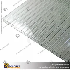 POLICARBONATO ALVEOLAR CLEAR 16 MM - 2.10 X 11.6 MT