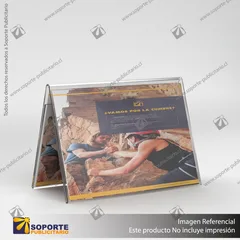 PORTA GRAFICA ACRILICO A3 (29.7*42 CMS) FORMATO A HORIZONTAL 2.5 MM