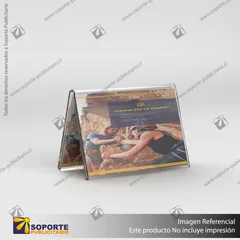 PORTA GRAFICA ACRILICO A5 (14.8*21 CMS) FORMATO A HORIZONTAL 1.5 MM