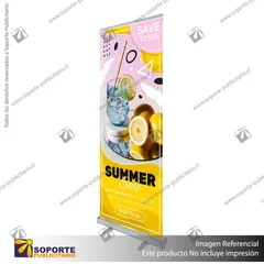 PORTA PENDON ROLLER ECO 80*200 CMS (C12)