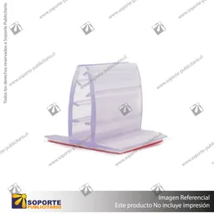 PORTA STOPPER CON ADHESIVO 35*30*42 MM ESPESOR GRAFICA 3-5 MM