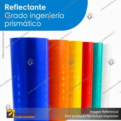 REFLECTANTE GRADO INGENIERIA PRISMATICO SOPORTE PUBLICITARIO - VERDE REFLECTANTE - 122 CMS - ROLLO D