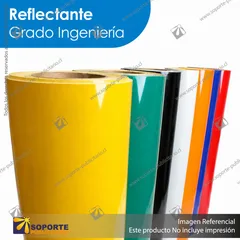 REFLECTANTE GRADO INGENIERIA SOPORTE PUBLICITARIO - BLANCO REFLECTANTE - 124 CMS - ROLLO DE 45.7 MTS