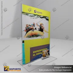 TARJETERO EN PORTA GRAFICA ACRILICO A3 (29.7*42 CMS) FORMATO T VERTICAL 2.5 MM
