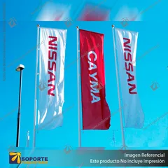 TELA BANDERA 110 GRS 2.50*100 MTS (IMPRESION DIRECTA SUBLIMACION)