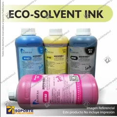TINTA ECOSOLVENTE ALLWIN 1 LITRO COLOR MAGENTA PARA CABEZALES DX3. DX4. DX5. DX6. DX7 (C20)