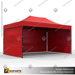 TOLDO PUBLICITARIO 3*4.5 MTS COLOR ROJO