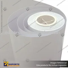 VINILO ADHESIVO BLANCO 80 MICRAS MATE 1.07*50 MTS (AR)