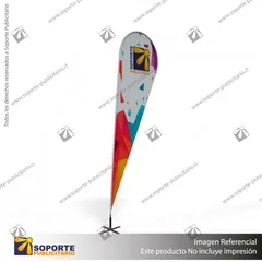 MASTIL CURVO VELA PRO 320*80 CMS (340 CMS) PARA BANDERA PUBLICITARIA (C30)
