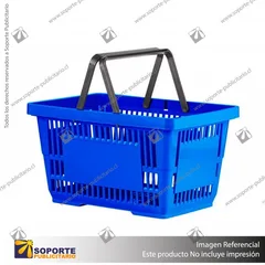 CANASTO PLASTICO PARA COMPRAS