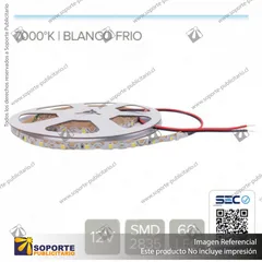CINTA LED 8.4W 12V 60L ZIG ZAG FRIO (ROLLO 5 MTS)