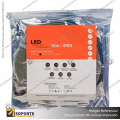 ROLLO NEON LED FLEXIBLE 12V 10MTS CALIDO