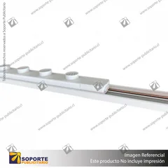 MG27 LUGANO - LAMPARA REJILLA CUERPO BLANCO 6W 300MM CALIDO 3000K 48V