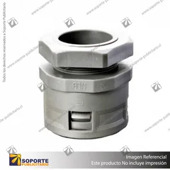 CONECTOR A CAJA PARA TUBO GRIS 42.5 MM
