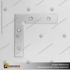 CONECTOR DE ALUMINIO PARA PERFILES ALP 90 SUPERIOR CON TORNILLOS