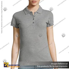 POLERA CON CUELLO PASSION/S/GRIS CLARO