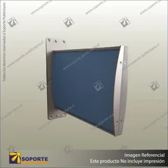 RADIUS SIGN FRAME - WALL MOUNTED DOUBLE-SIDED DISPLAY