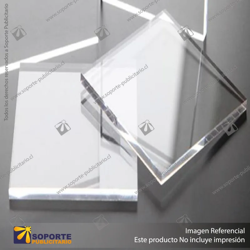 PLANCHA DE ACRILICO TRANSPARENTE 2 MM 1220*2440 MM