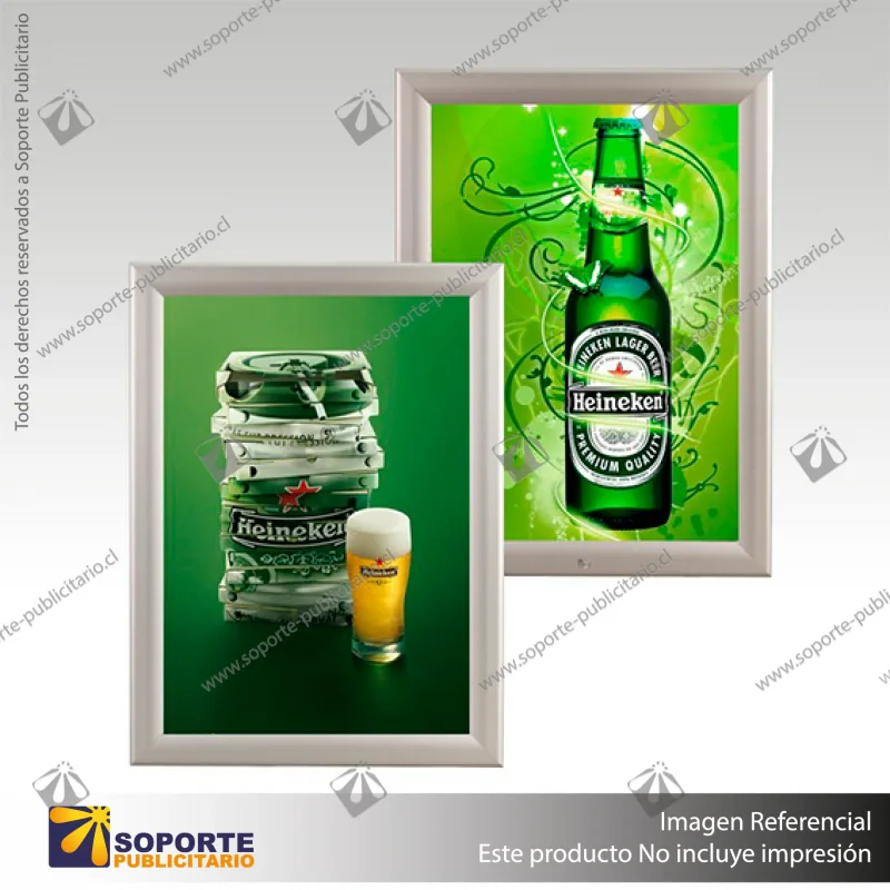 PORTA GRAFICA MARCO CLIP ALUMINIO FORMATO A0 (84.1*118.9 CMS) (C5)