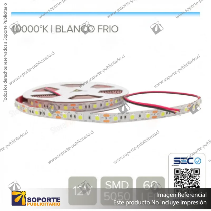 CINTA LED 14.4W 12V 60L EXTRAFRIO (ROLLO 5 MTS)