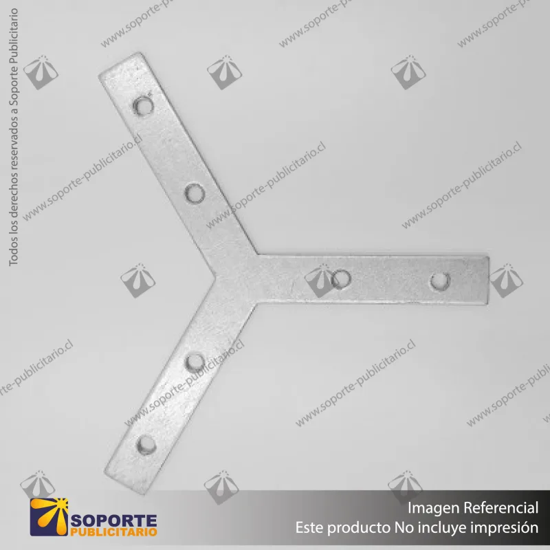 CONECTOR DE ALUMINIO PARA PERFILES ALP Y CON TORNILLOS