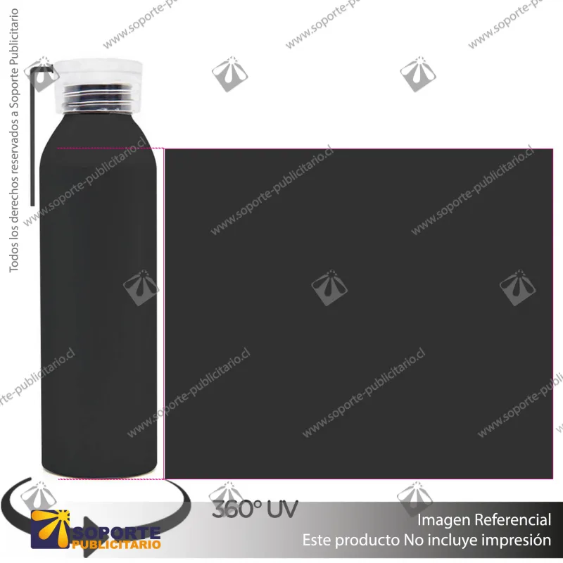 BOTELLA ALU/NEGRO/NEGRO