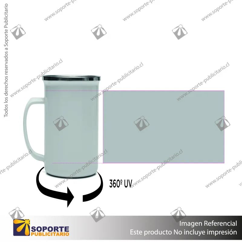 MUG RETRO/BLANCO/BLANCO