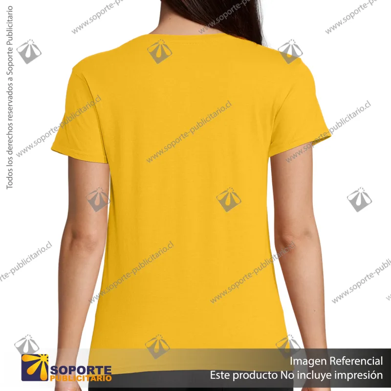 POLERA PIONEER MUJER/L/AMARILLO