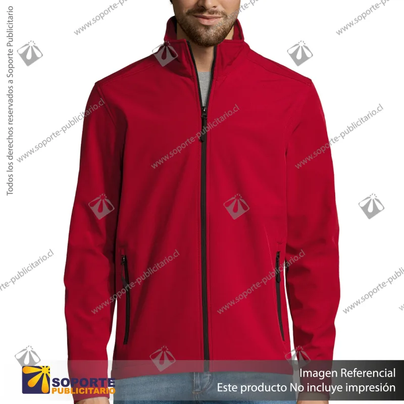 CHAQUETA SOFTSHELL RACE HOMBRE/XL/ROJO