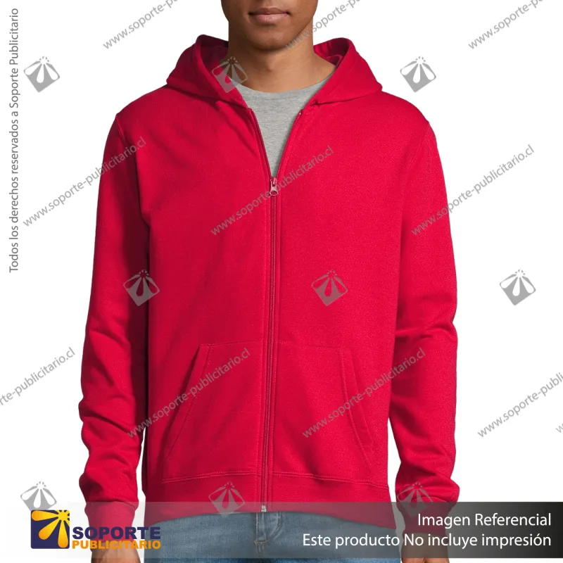 POLERON STONE/M/ROJO