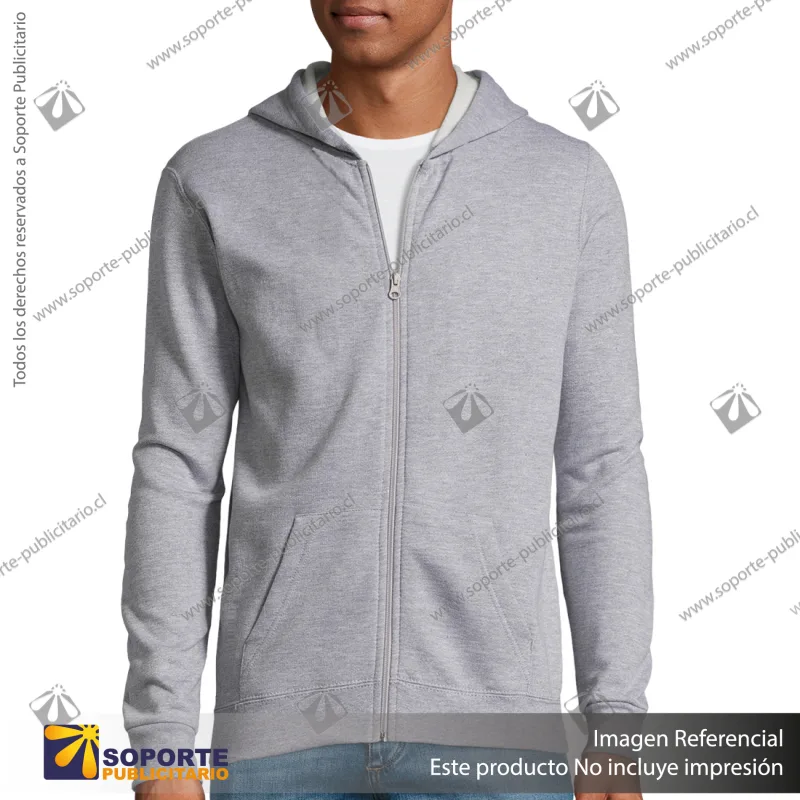 POLERON STONE/2XL/GRIS CLARO