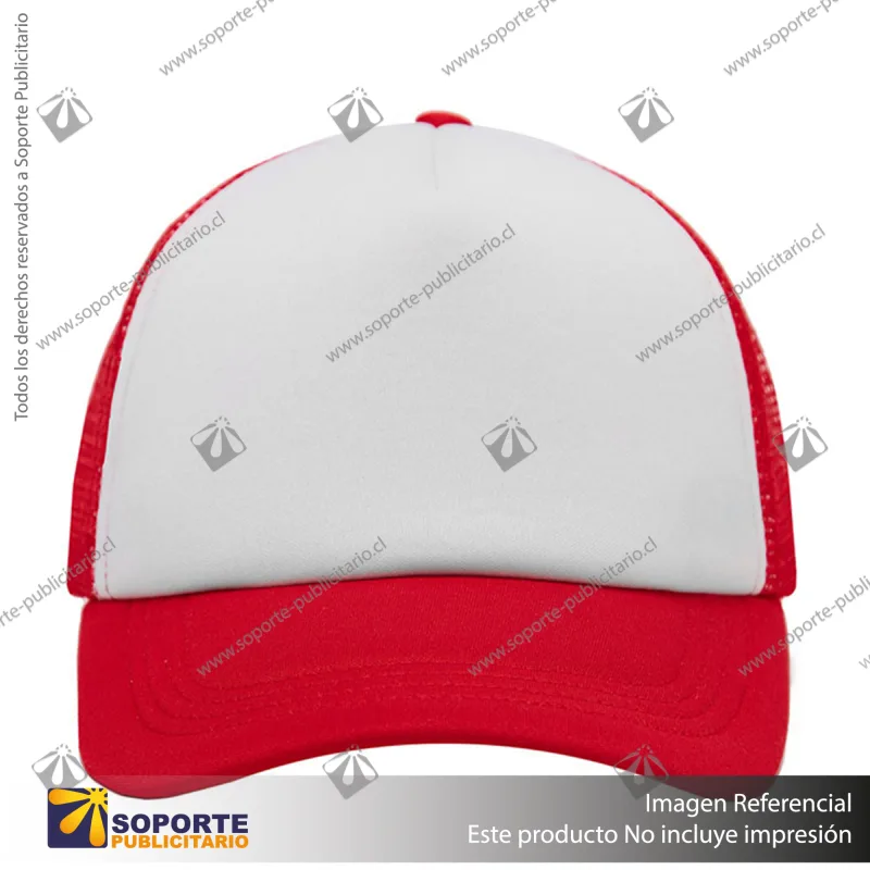 JOCKEY TRUCKER/ROJO/BLANCO