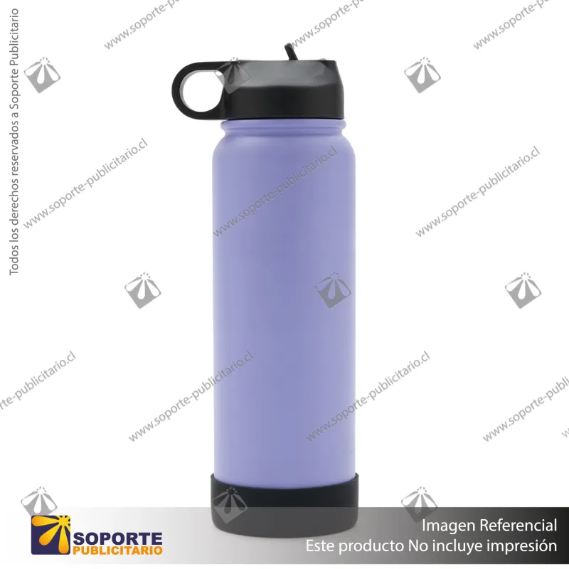 BOTELLA HYDRAGO 750 ML/MORADO/NEGRO