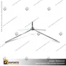 BASE PRO X CROMADA (95 CMS) BANDERA PUBLICITARIA (C6), photo 10