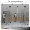 BIOMBO SEPARADOR AMBIENTES PA 10 MM SIN MARCO 105*200 CMS TRANSPARENTE CON RUEDAS, photo 5