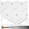 BIOMBO SEPARADOR AMBIENTES PA 10 MM SIN MARCO 70*200 CMS COLOR OPAL CON RUEDAS, photo 2