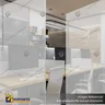 BIOMBO SEPARADOR AMBIENTES PA 10 MM SIN MARCO 70*200 CMS COLOR OPAL CON TOPES REGULABLES, photo 2