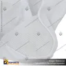 FUNDA MANTEL PARA MESA PUBLICITARIA DE 152 A 180 CMS COLOR BLANCO, photo 2