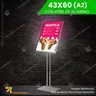 LED PANEL A2 4360, CON ATRIL DE ALUMINIO - PANEL + IMPRESION + DISENO, photo 2
