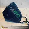 MASCARILLA TEXTIL DOBLE REUTILIZABLE ANTIDERRAME CON LOGO (D300), photo 1