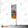 MASTIL RECTO ALUMINIO 220*70 CMS PARA BANDERA PUBLICITARIA (C15), photo 4