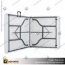 MESA PUBLICITARIA PLEGABLE TIPO MALETA 180*75*74 CMS, photo 3