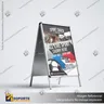 PALOMA DOBLE MARCO CLIP ALUMINIO 65.5*116 CMS, photo 4