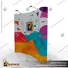 PANEL ARAÑA PAI CURVO DOBLE GRAFICA 3 CUERPOS (210*230 CMS) +CARRO BASICO+LAMINAS PAI+FOCOS HALOGENO, photo 1